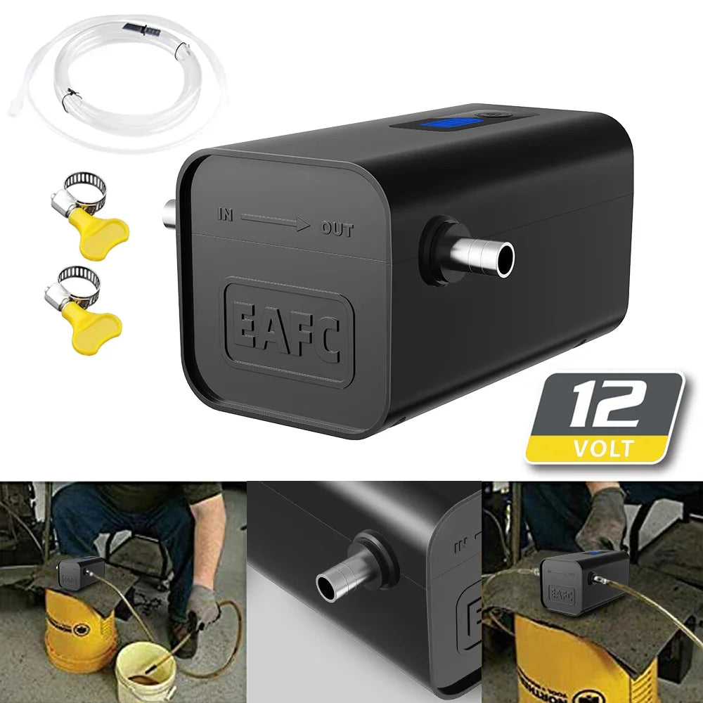 12V 60W Wireless Diesel Fluid Self Priming Oil Quick Extract Transfer Pump Oil Change Pump Extractor Car Engine Oil Pump