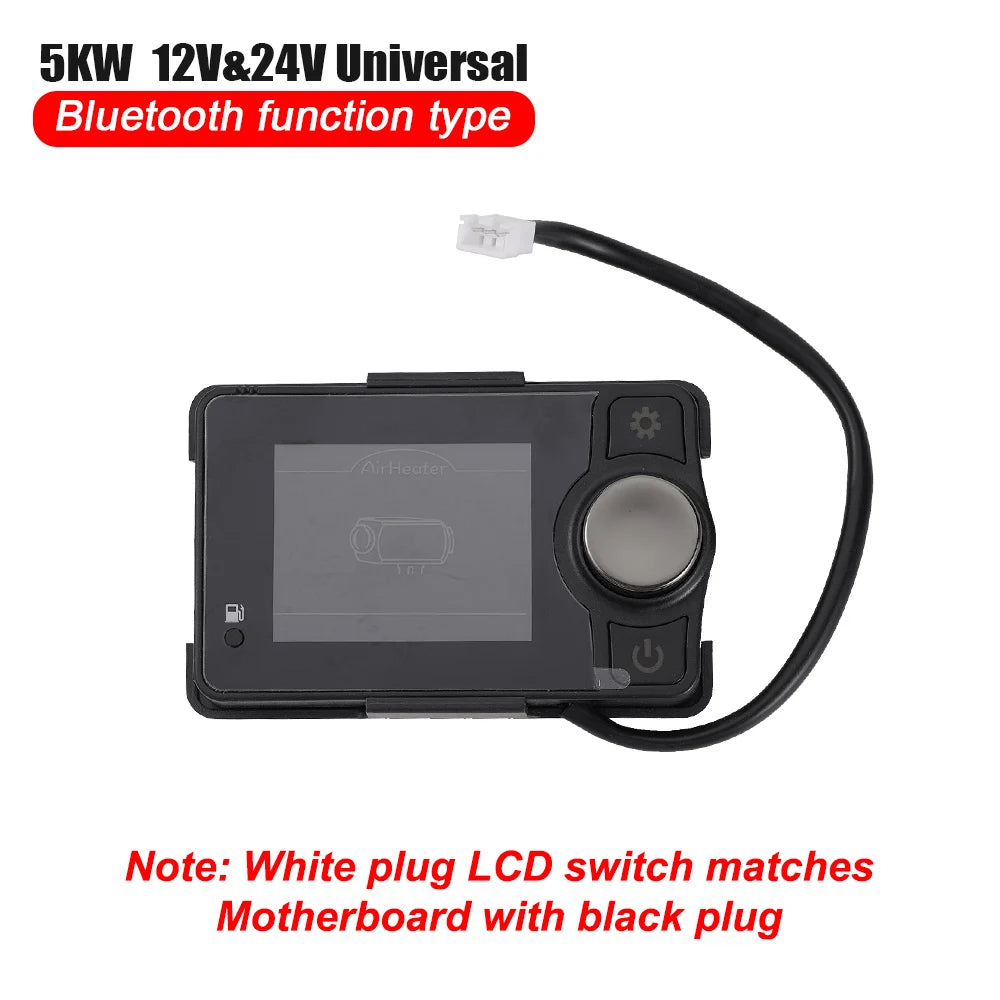 5KW Parking Heater Bluetooth Motherboard Switch Remote Control Wiring Harness Combination Suit Heater Accessories For Car Truck