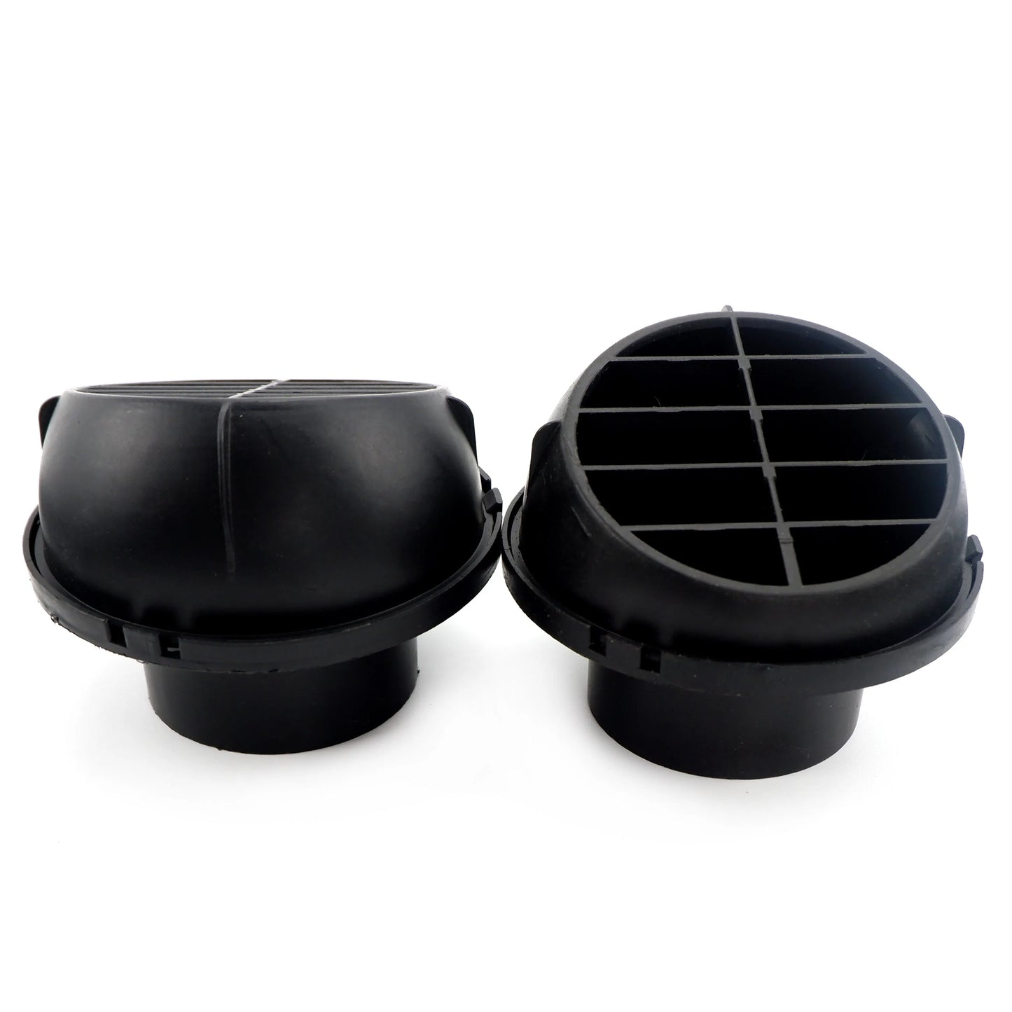 60mm Diesel Heater T 3 Outlets Connector & 2x Air Outlet & 2x Duct Pipe Warm Black & 4x Clamps Set For Car Truck VAN Camper