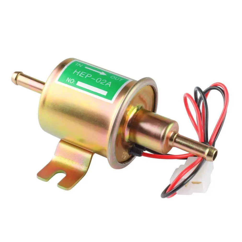 High Quality Low Pressure Universal Diesel Petrol Gasoline Electric Fuel Pump HEP-02A 12V 24V For Car Motorcycle ATV Fuel Pump