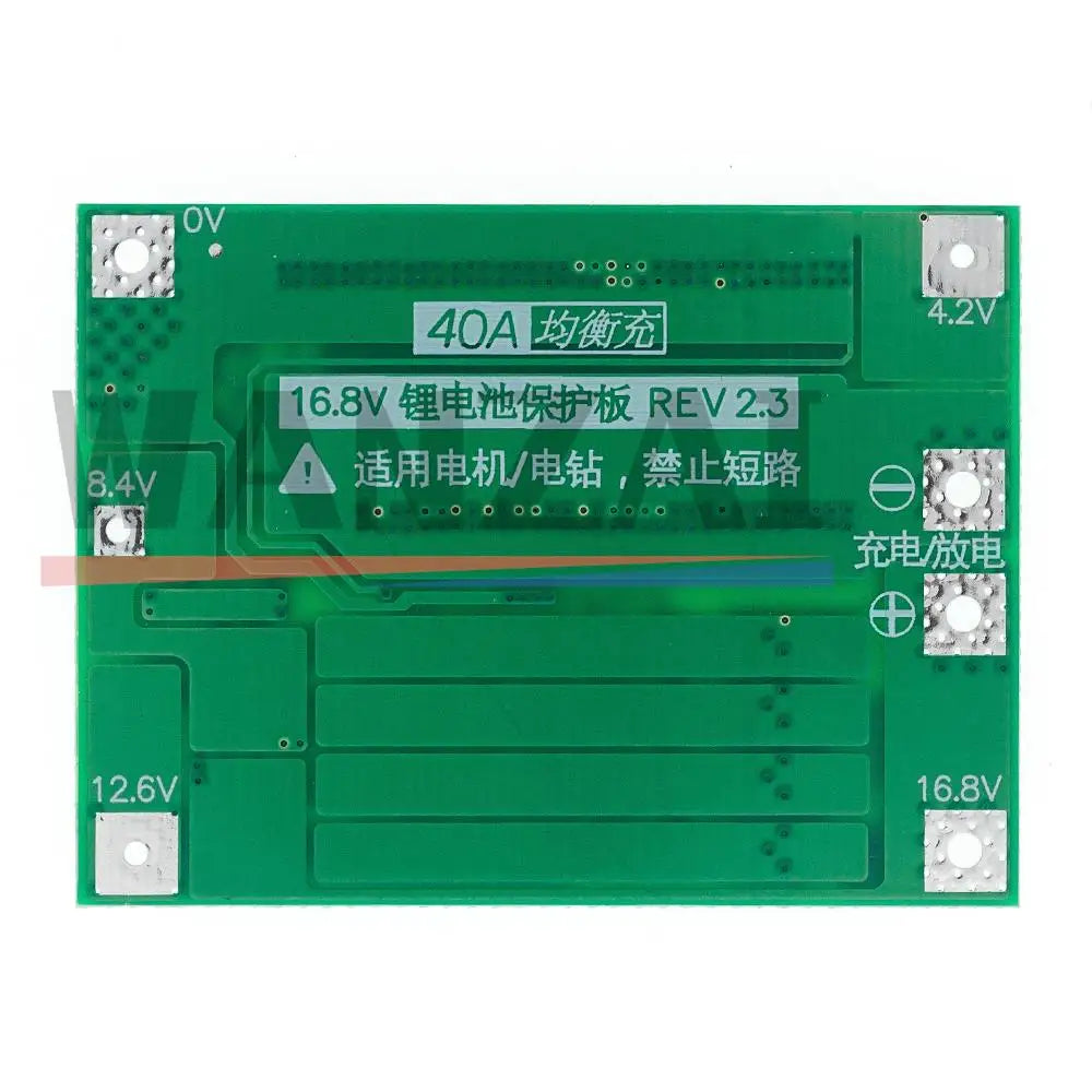 3S 4S 40A 60A Li-ion Lithium Battery Charger Protection Board 18650 BMS For Drill Motor 11.1V 12.6V/14.8V 16.8V Enhance Balance