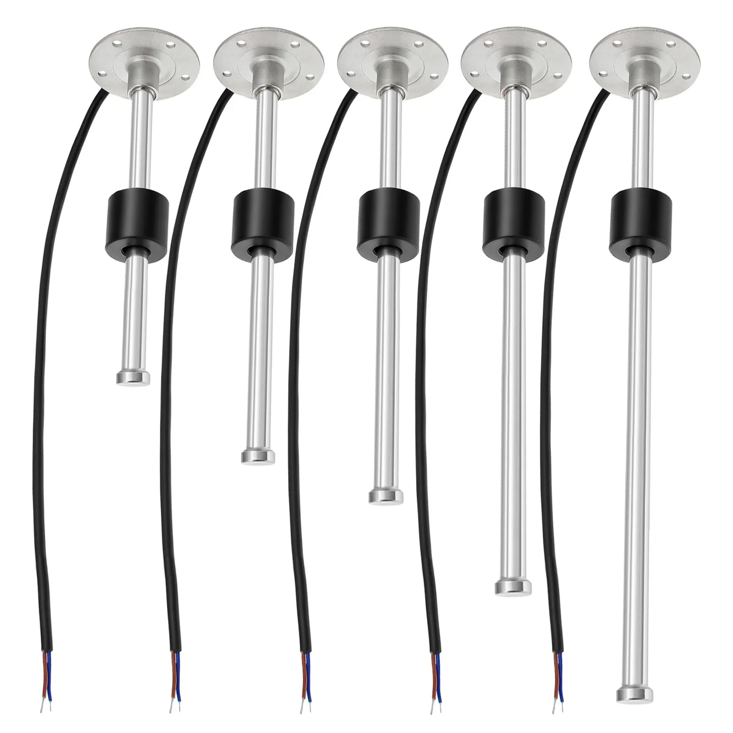 Water Level Sensor+52mm Water Level Meter Tank Indicator With Red Backlight 0-190Ohm Water Level Gauge for Car Boat 9-32V Custom