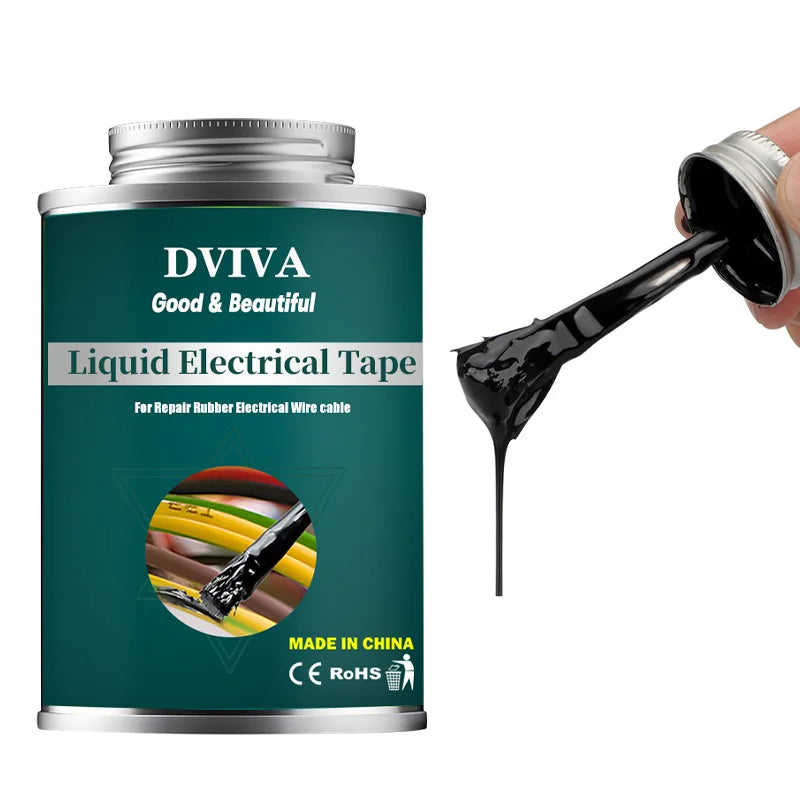 Liquid Electrical Tape Waterproof Insulation Paste Sealant Wire Cable Coat Fix Line Glue Repair Glue Insulation Glue 15~300ml