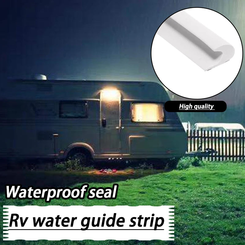 Camper Van Gutter Rain Guard Drip Stop 1 /2/3/5/10M For FIAMMA DRIPSTOP Caravan Motorhome Parts Rv Camper Accessories