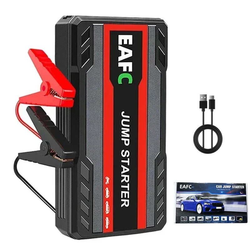 EAFC 2000A Car Jump Starter Portable Power Bank 20000mAh Car Battery Booster 12V Auxiliary Starting Device for Diesel Gasoline