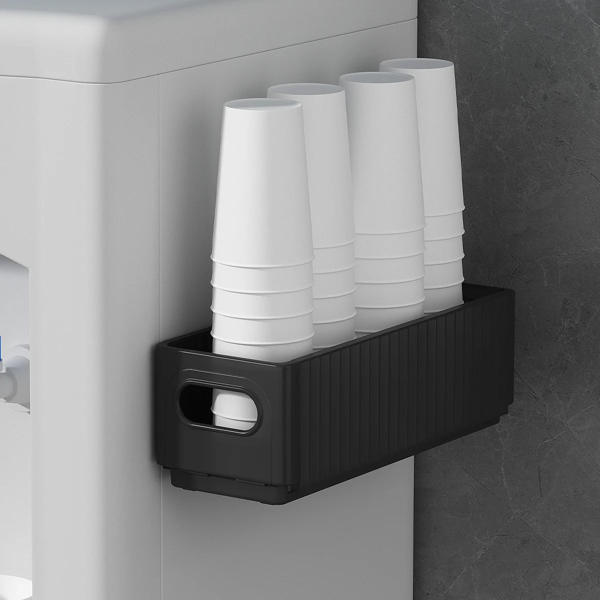 WORTHBUY Cabinet Folding Storage Rack Wall Mounted Punch Free Cling Film Racks Sink Sponge Holder Kitchen Organizer And Storage