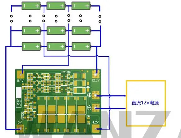 3S 4S 40A 60A Li-ion Lithium Battery Charger Protection Board 18650 BMS For Drill Motor 11.1V 12.6V/14.8V 16.8V Enhance Balance