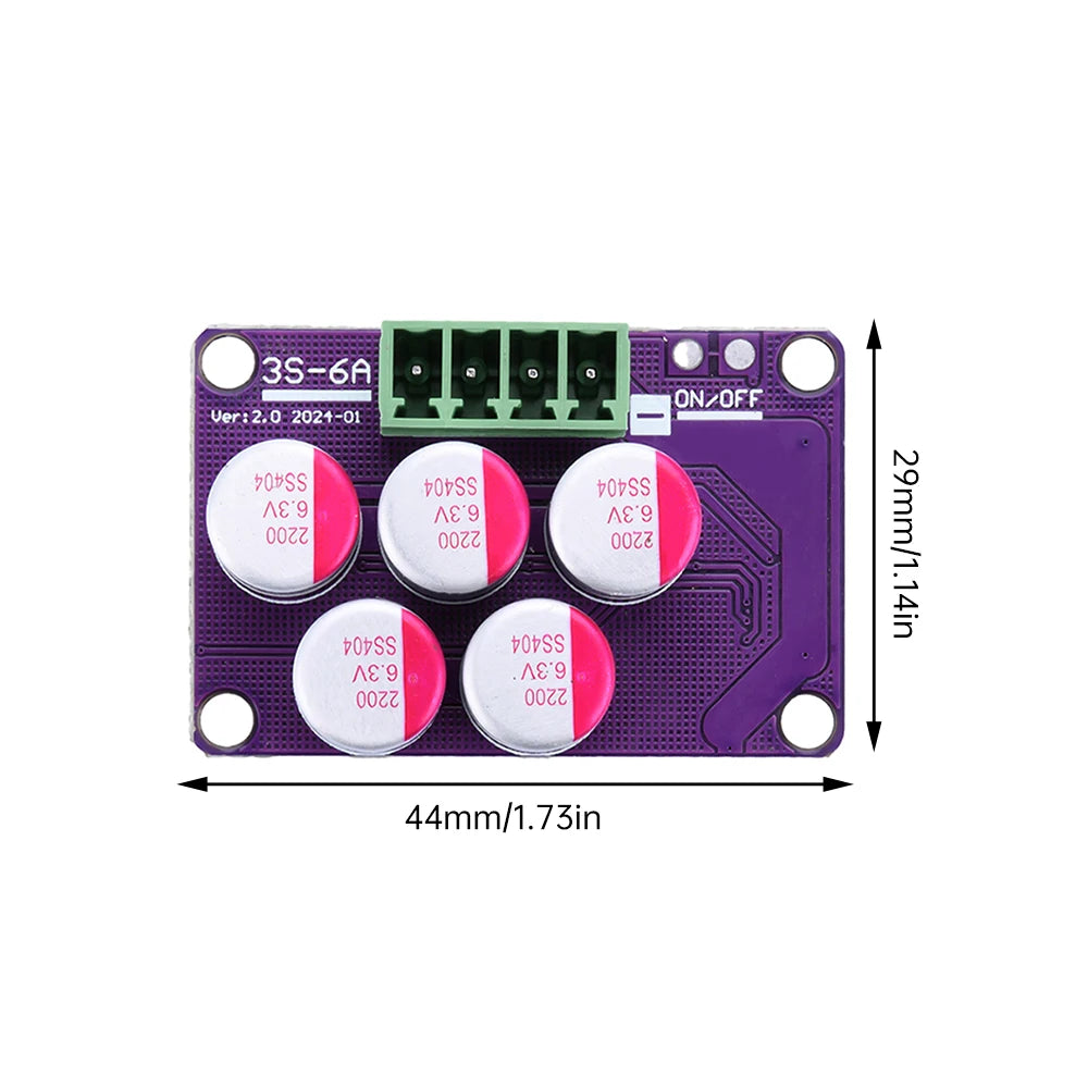 6A 2.5V-4.4V Active Equalizer Balancer 3S 8S Lifepo4 Equalization Balancing Li-Ion /LiFePo4 Lithium Balance Board