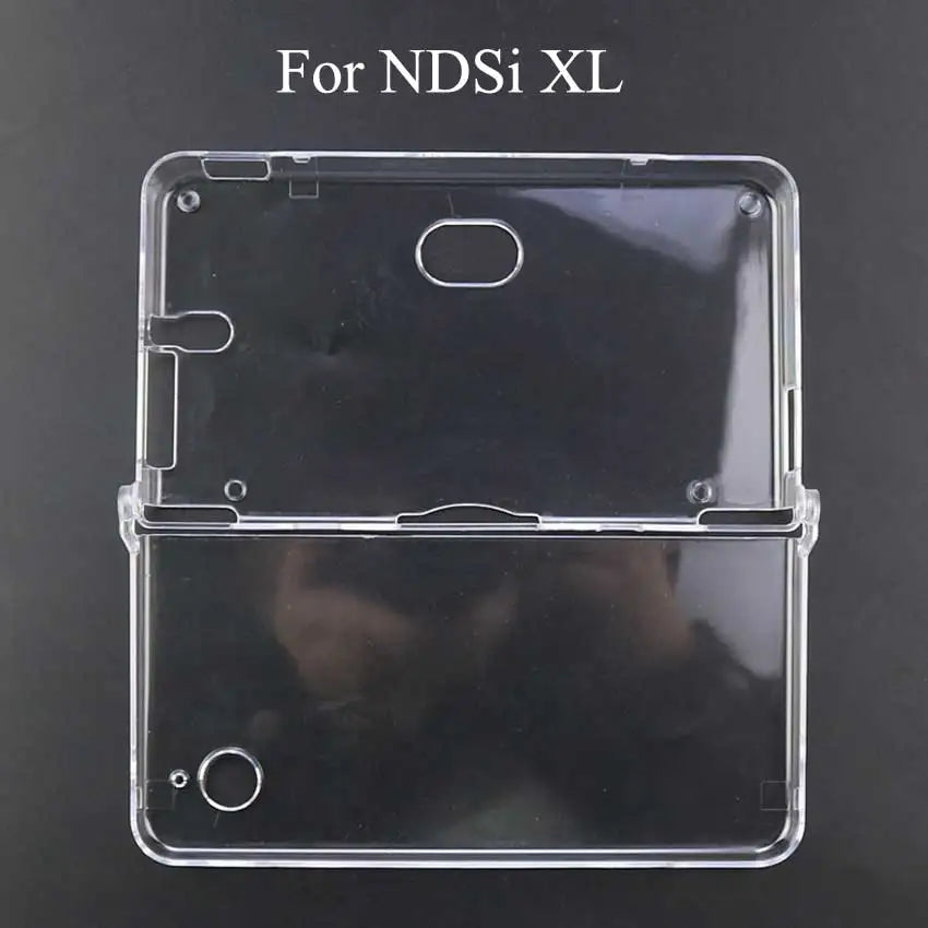 YuXi In Bulk Clear Plastic Crystal Case Protective Case Cover Hard Shell Skin For NDSL NDSi New 3DS XL For GBA SP Game Console