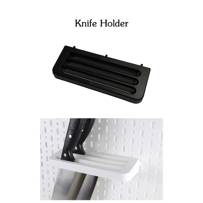 Nordic Style Pegboard and Accessories Storage Case DIY No Drill Shelves Wall Mount Desktop Organizer