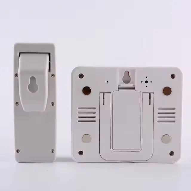 LCD Digital Thermometer Temperature Meter Indoor Outdoor Weather Station+ Wireless Transmitter with C/F Max Min Value Display