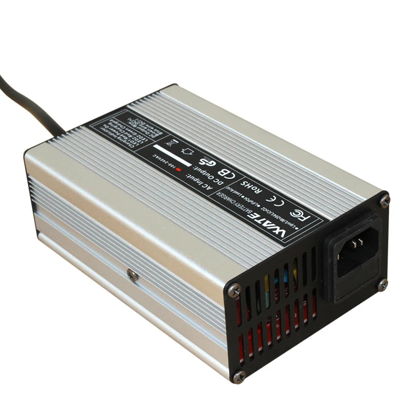 54.6V 5A Charger Smart Aluminum Case Is Suitable For 13S 48V Li-ion Lipo Battery  Fast Charger