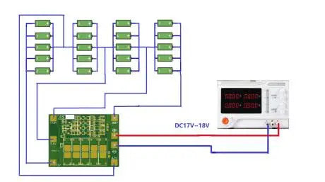 3S 4S 40A 60A Li-ion Lithium Battery Charger Protection Board 18650 BMS For Drill Motor 11.1V 12.6V/14.8V 16.8V Enhance Balance