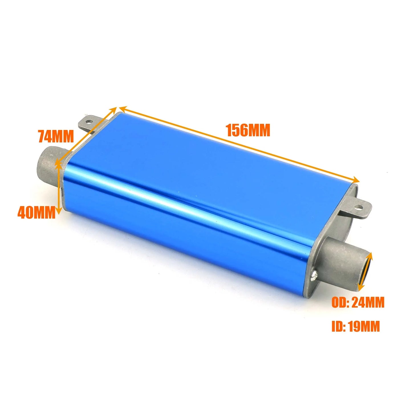 24mm Muffler Silencer S Curved Air Diesel Parking Heater Exhaust Pipe Aluminum Alloy Small Medium Large For Car Truck Camper VAN