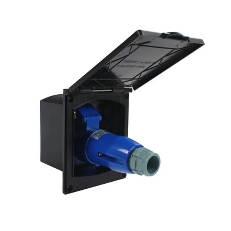 TYTXRV Camper 220V-240V 16A External Flush Hook Up Waterproof Plug Socket apply to Caravan Camper accessories