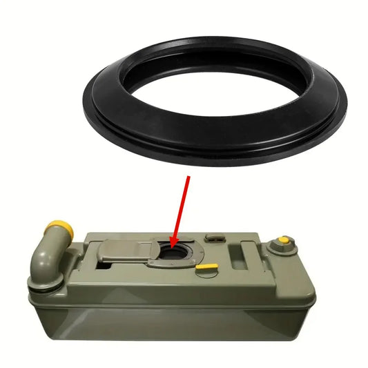 Rubber Toilet Seal for RV Cassette Waste Tank Universal Gasket Ring for Camper Caravan, Portable Toilets