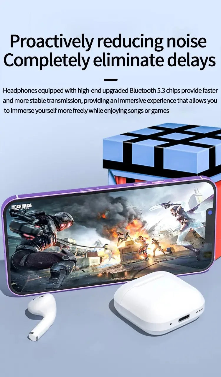 Original AIR ANC Noise Reduction Bluetooth Earphones Microphone wireless earbuds TWS Long battery life Pod Spatial Audio PRO