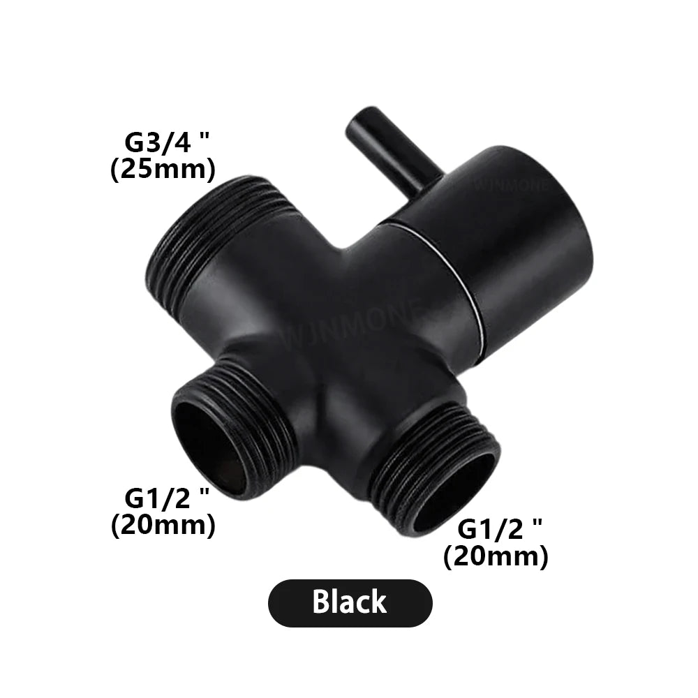 Split Shower Column Set Bathroom Faucet Single Cold Mixer Water Tap System Bathtub Taps Rainfall Shower Head Accessories Adapter