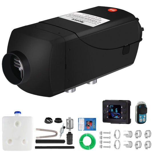 2000W Parking Heater 12/24V 2KW Portable Diesel Heater Automatic Altitude Adjustment Diesel Air Heater for Car SUV Van RV Boat