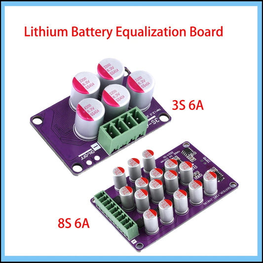6A 2.5V-4.4V Active Equalizer Balancer 3S 8S Lifepo4 Equalization Balancing Li-Ion /LiFePo4 Lithium Balance Board