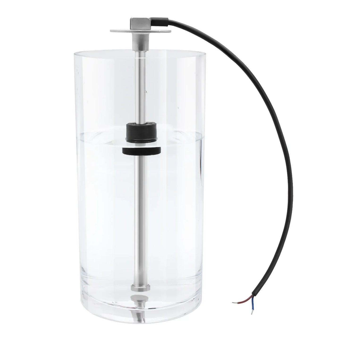 Red Backlight Digital 52mm Gauge Multifunctional Water Temp+Water Level+Voltage with Alarm Sensor for Car Boat Yacht DC12V 24V