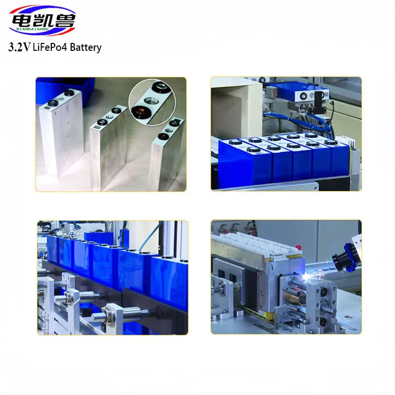 1-16pcs Grade A 3.2V 320Ah Lifepo4 Rechargeable Battery Lithium  Phosphate Travel Solar Campers Cell 12v 24v batteries Tax Free