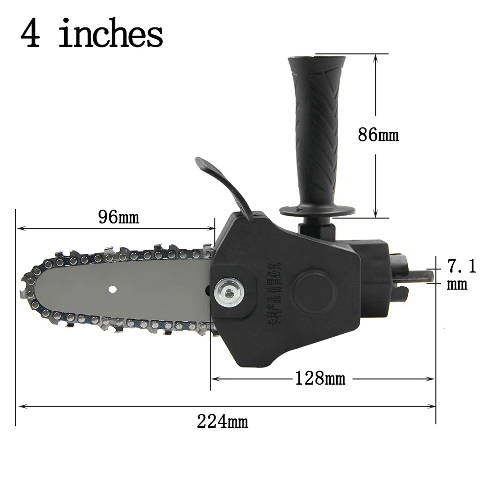 4/6-inch household mini electric drill to electric saw converter logging saw garden saw electric chain saw conversion head tool