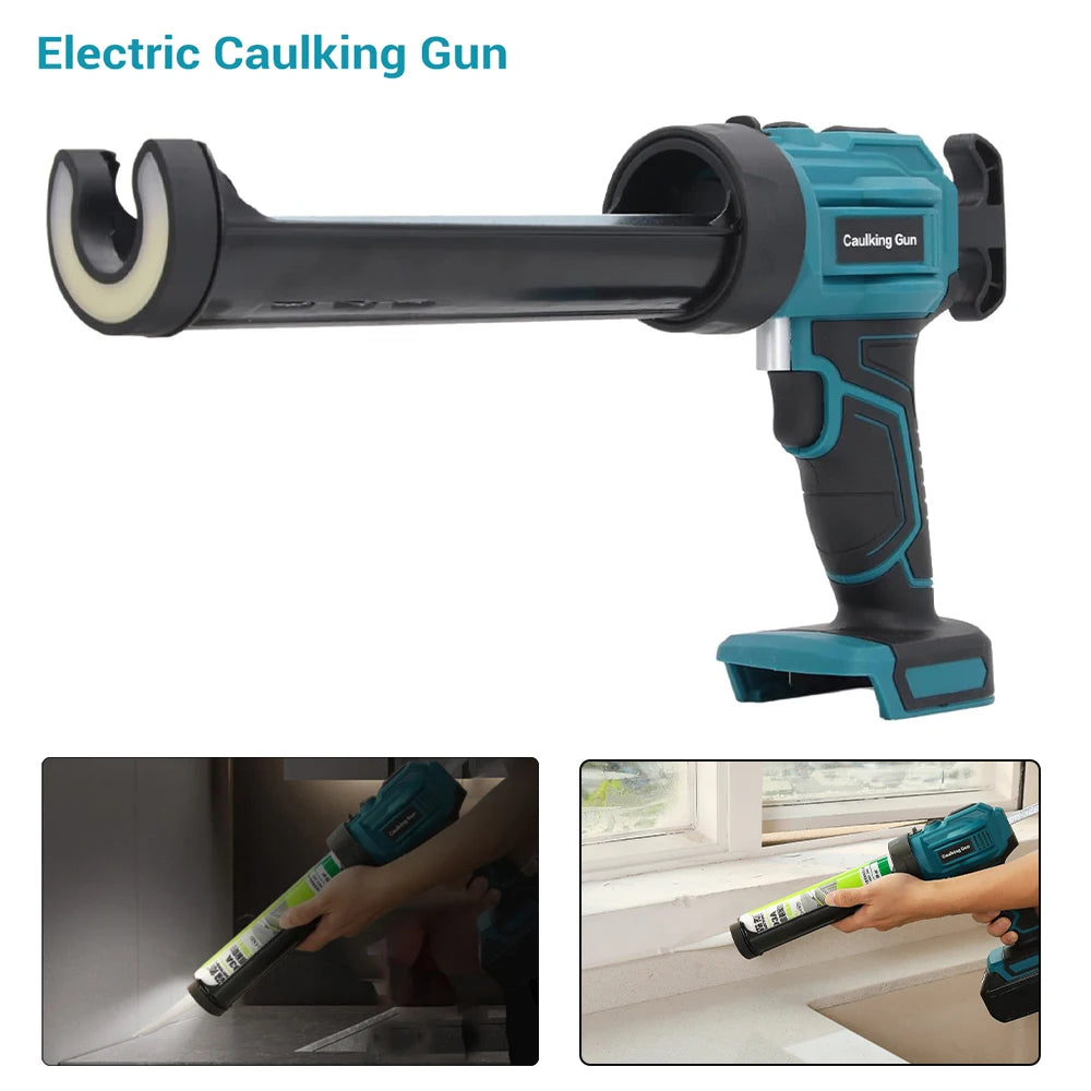 Electric Caulking Gun for Makita 18V Battery Cement Glass Adhesive Glue Seal Sealant Tool Wireless Glass Glue Gun (No Battery)