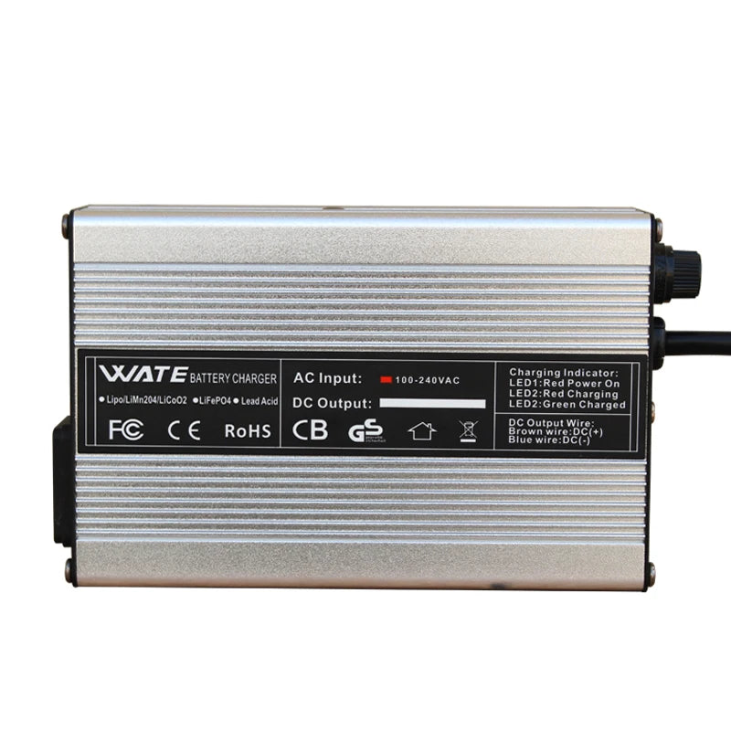 54.6V 5A Charger Smart Aluminum Case Is Suitable For 13S 48V Li-ion Lipo Battery  Fast Charger