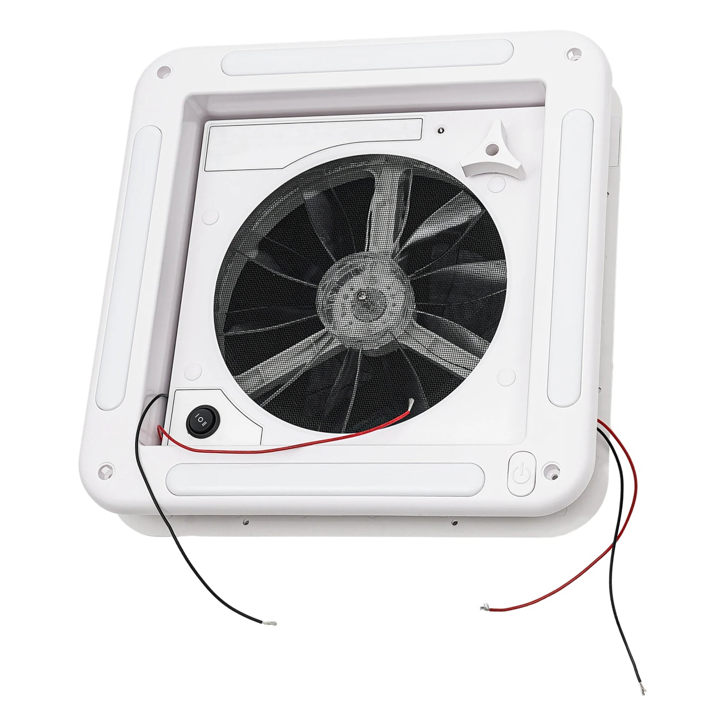 12V Caravan Ventilation Skylight RV Fan Vent Camper Exhaust Fan Shower Roof 280x280mm with LED Light