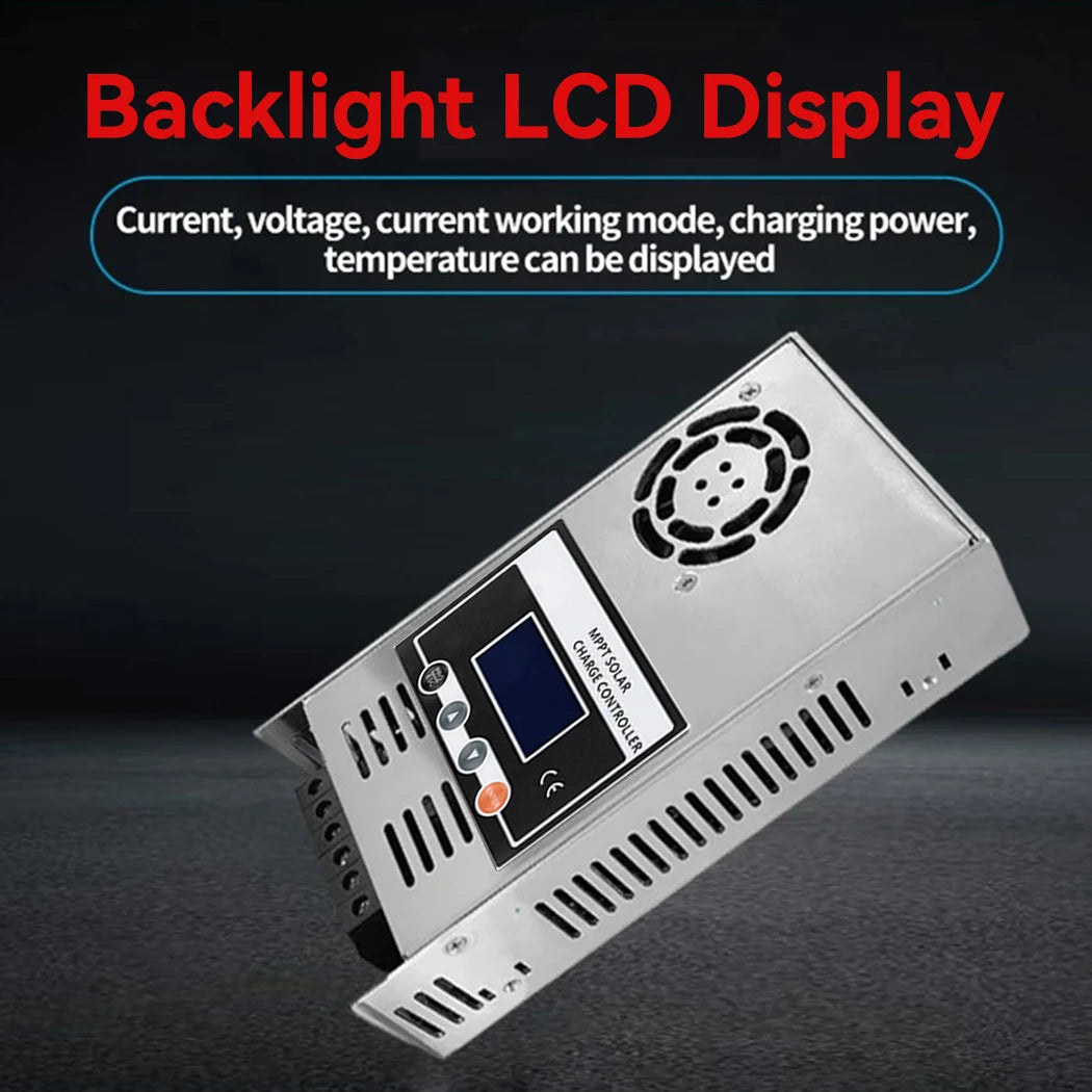 ECGSOLAX 60A MPPT Solar Charge Controller 12V 24V 36V 48V Auto Solar Panel Regulator Max PV 150VDC For Lead Acid Lithium Battery