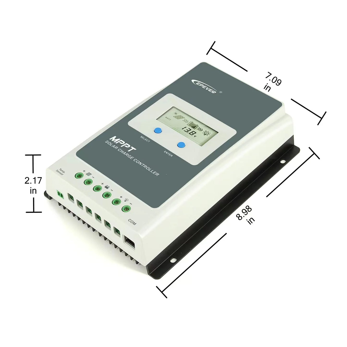 EPEVER Tracer MPPT Solar Charge Controller 10A 40A 30A 20A With LCD Solar Regulator 12V 24V Auto Tracer 2206AN 4210AN 3210AN-G3