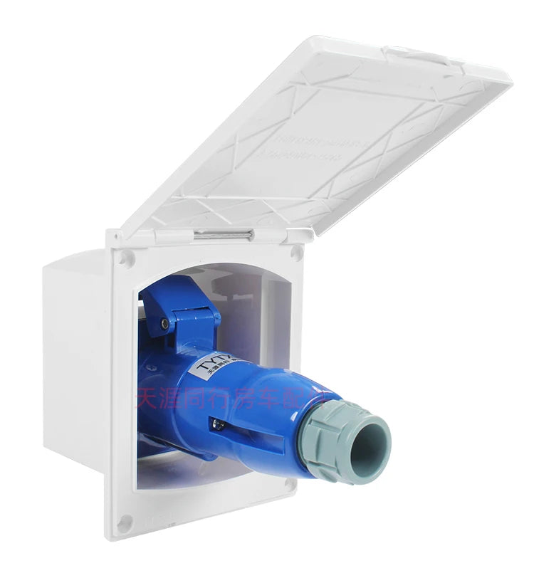 TYTXRV Camper 220V-240V 16A External Flush Hook Up Waterproof Plug Socket apply to Caravan Camper accessories