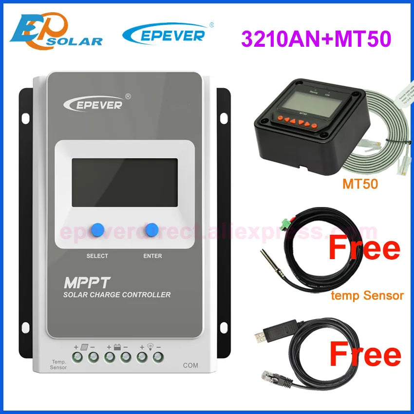 EPEVER Tracer MPPT 10A 20A 30A 40A 12v 24V Solar Charger Controller Tracer3210AN 2210AN Tracer4210AN 2206AN Tracer1206AN