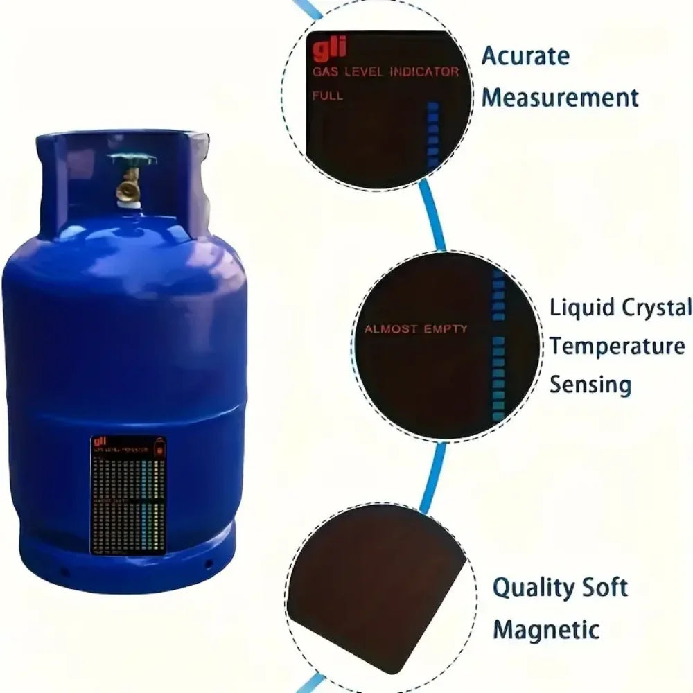 Gas Indicator Level Practical Propane Butane LPG Fuel Gas Tank Level Indicator For Measurement Of Gases At The Adhesive Product
