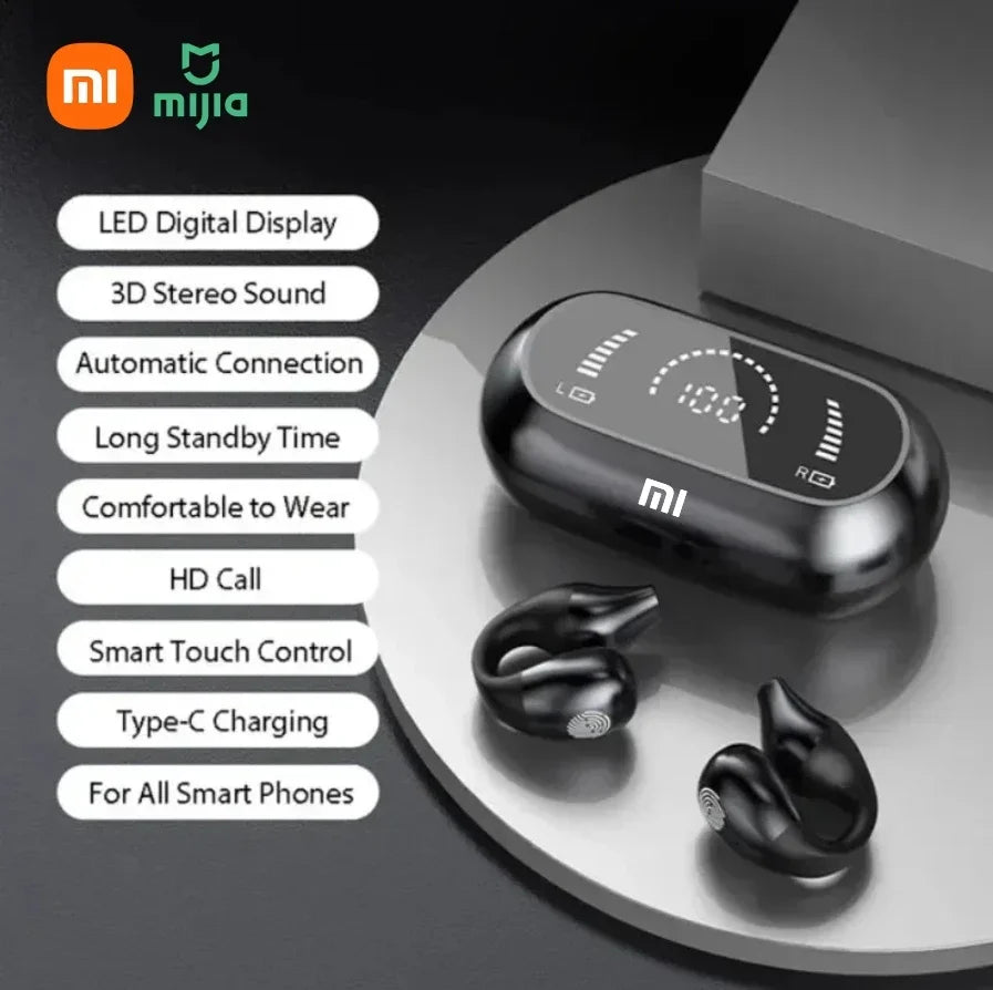 Xiaomi S03 Bluetooth Earphones Bone Conduction Wireless Headphones with Screen High Power Electronic Waterpoor Sports Earphones