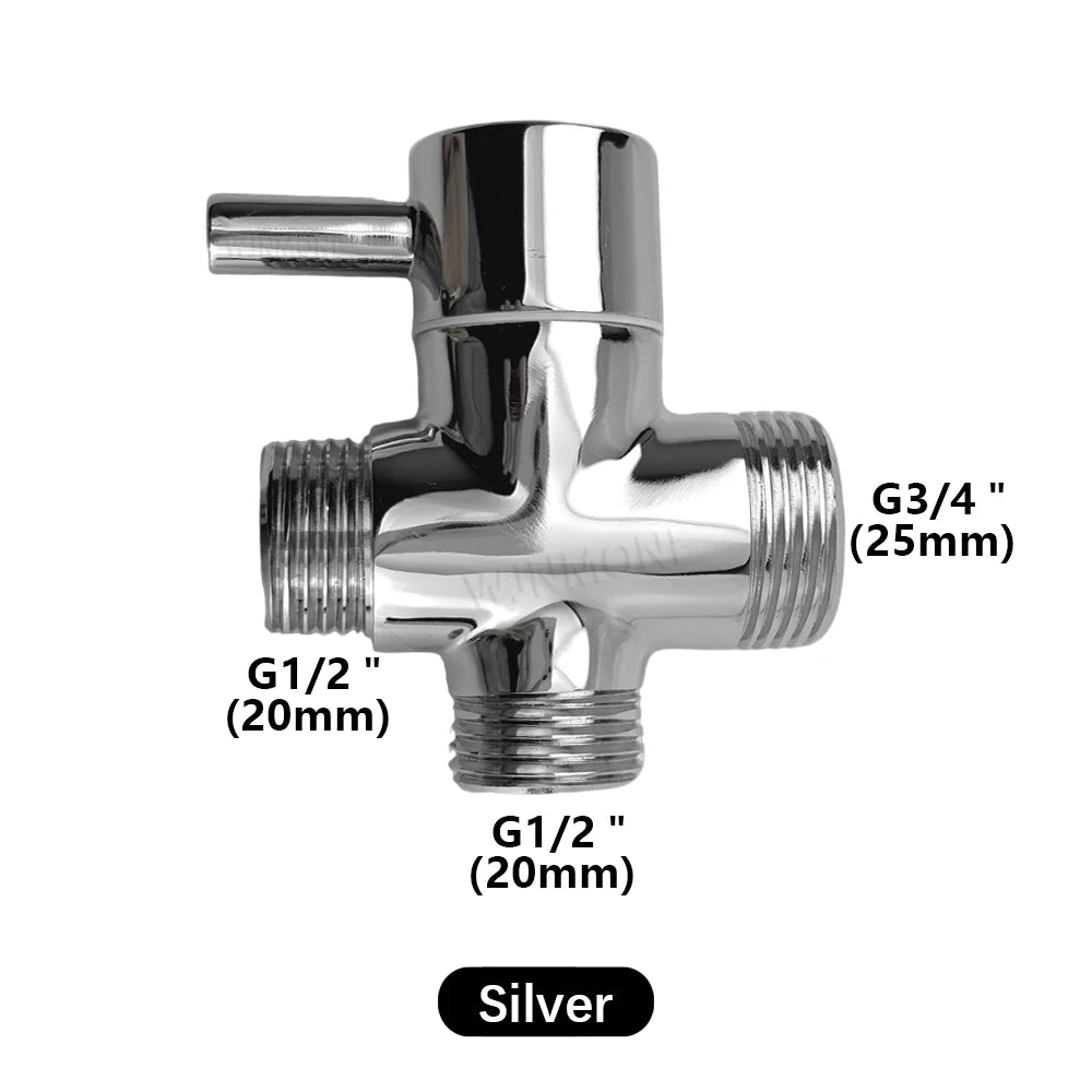 Split Shower Column Set Bathroom Faucet Single Cold Mixer Water Tap System Bathtub Taps Rainfall Shower Head Accessories Adapter