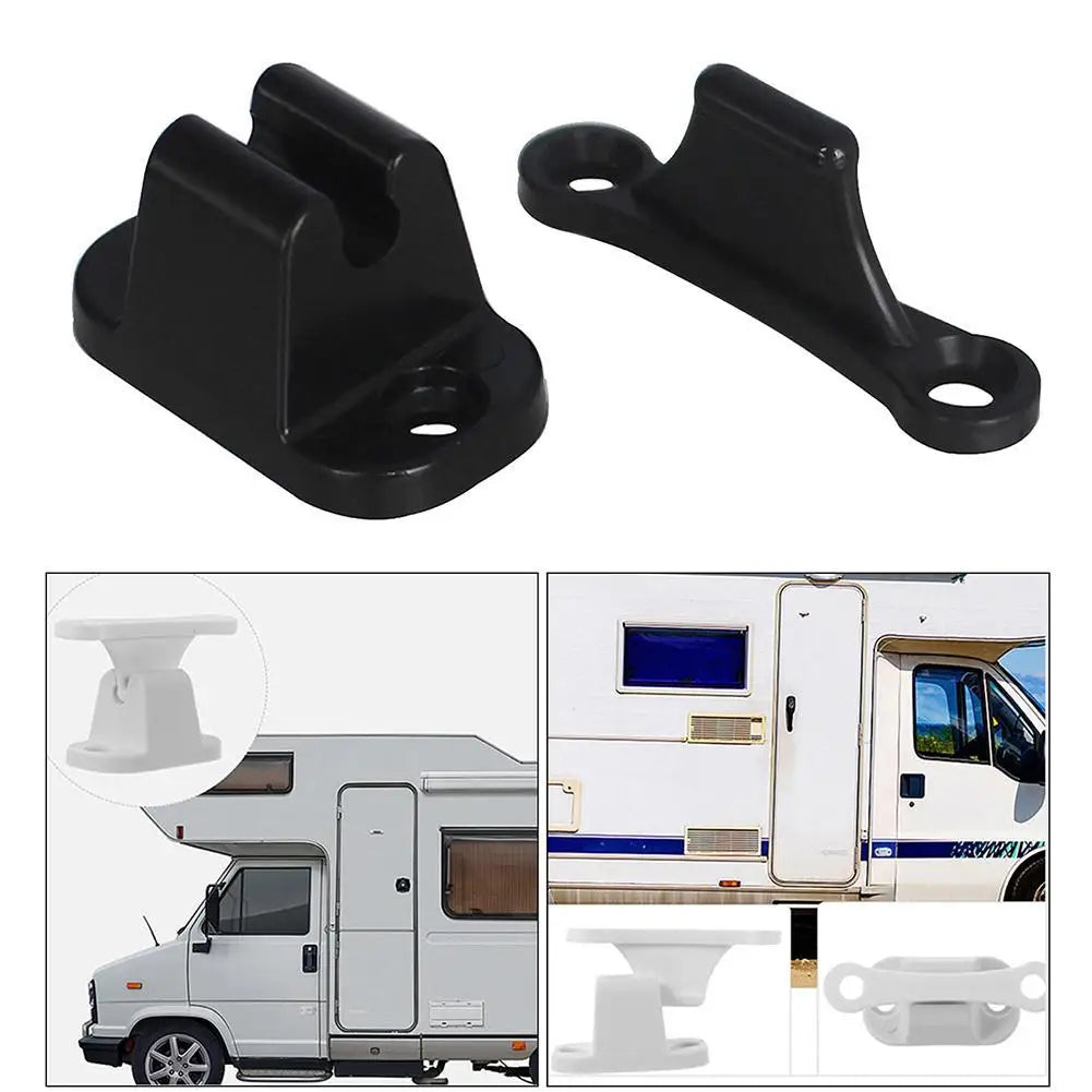 RV Door Retainer Kit T Shape Door Stop Retaining Catch Latch for RV Caravan Camper Motorhome Boat Door Retainer Holder