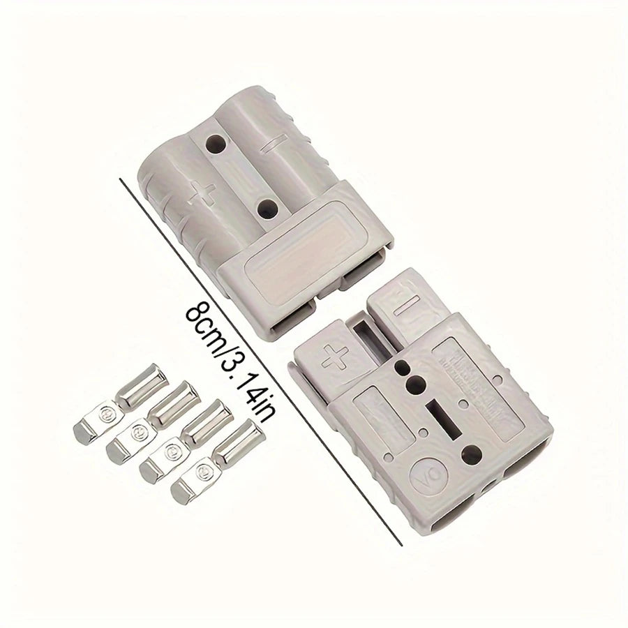 2/6/10Pcs 50A 120A 175A 350A Battery Charging Connector 600V High Current Fast Power Plug for Electric Car Batteries, Solar Cables