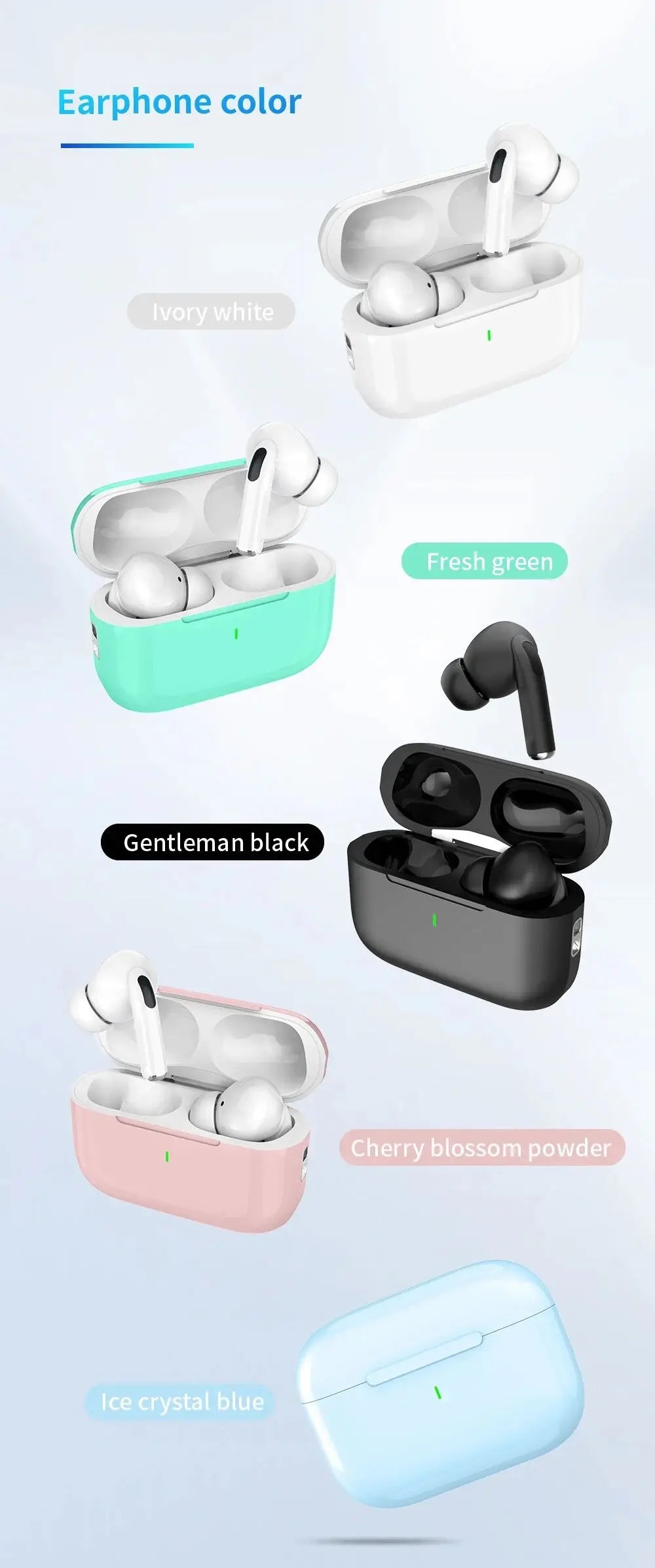 2025 New Air Pro True Wireless Bluetooth Earphones Headphones HiFi Sound Low Latency Noise Reduction Earbuds for IPhone Android