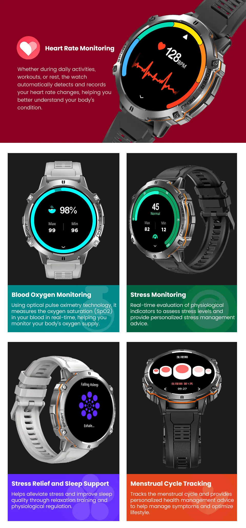 2025 Original TANK T3 Ultra GPS Smart Watch Men 10ATM Waterproof Smartwatch HD AMOLED 1000mAh Fitness T-Rex 3 Electronic Watches