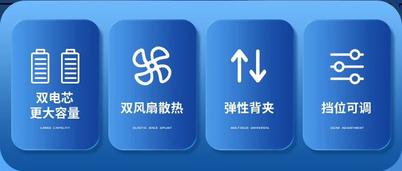 FS01 Dual Fan Rechargeable Mobile Phone Cooler Radiator Long Lasting Stronger Cooling Air Cooling Clip design with Game Button