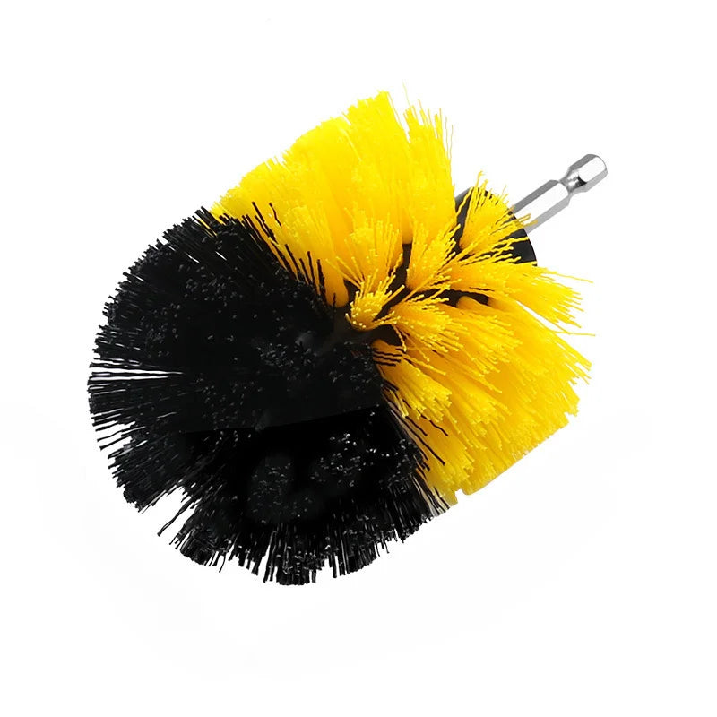 Electric Scrubber Brush Drill Brush Kit Power Drills Scrubber Brush For Carpet Glass Car Tires Nylon Brushes 2/3.5/4''