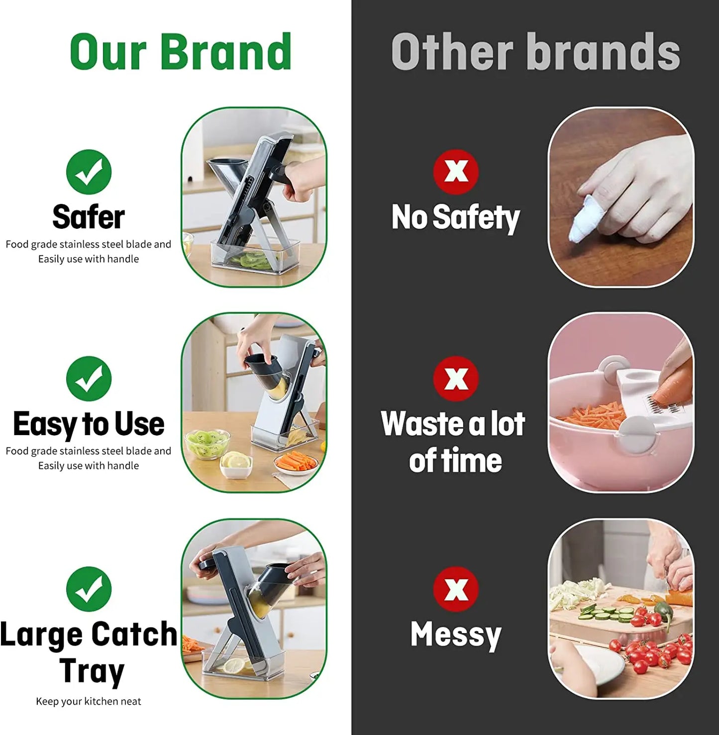 Multifunction Vegetable Cutter Meat Potato Slicer Shredding Carrot Grater Kitchen Accessories Steel Blade Kitchen Tool