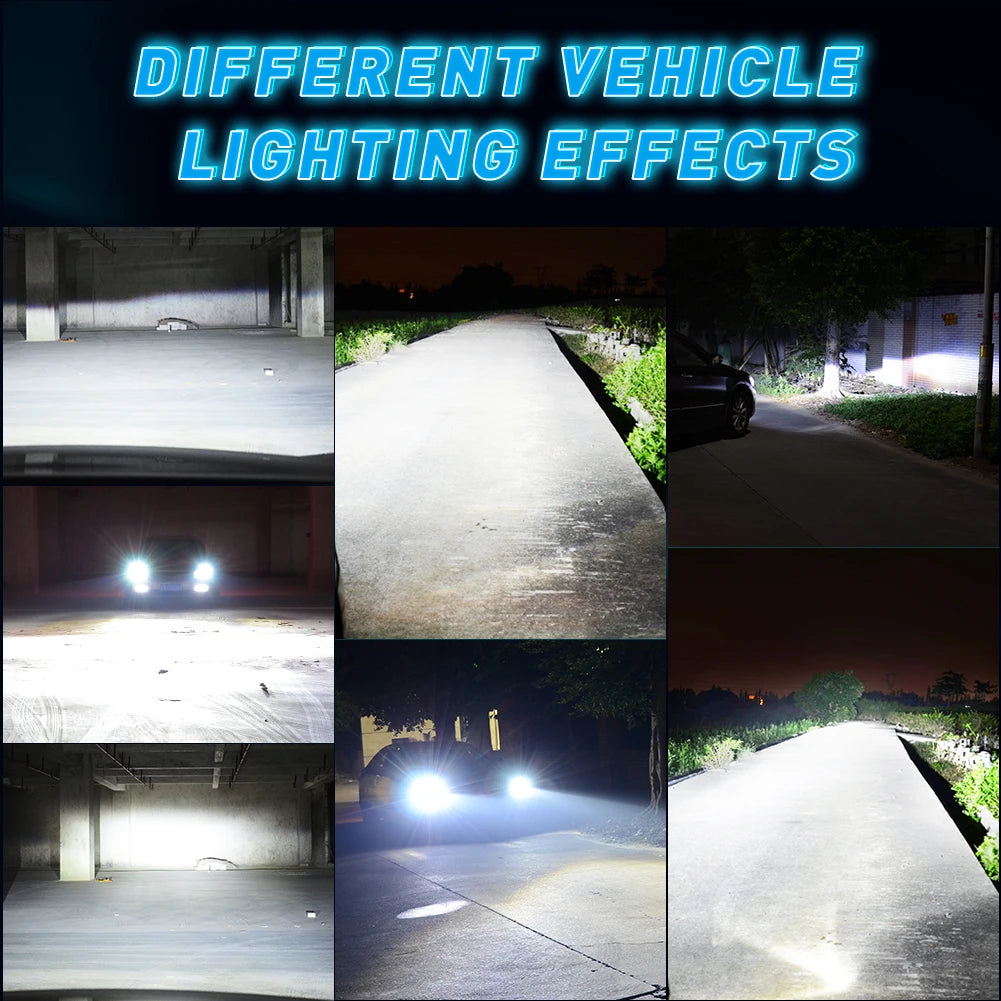 NAOEVO 2pcs 4 Inch Led Work Light Spotlight 4x4 Offroad 60W 14000lm Super Bright White Round Fog Lights  For Motorcycle ATV Boat