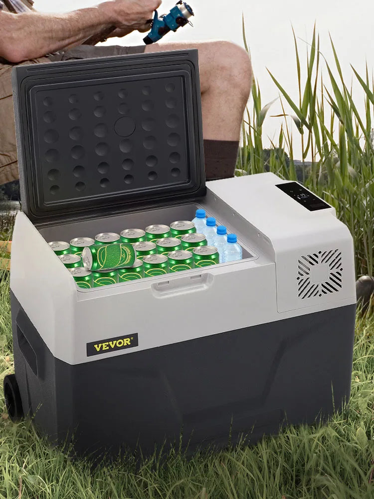 Sihao Car Refrigerator 15L-50L Mini Fridge Freezer Portable Compressor Cooler 12/24V DC 110-240V Ice Box Driving Camping Picnic