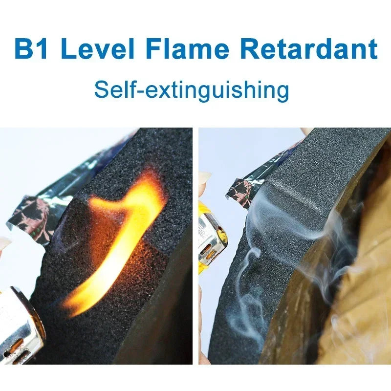 2000*500/250*400mm 5/10mm Car Sound Mat Proofing Deadener Heat Noise Insulation Deadening Mat Hood Closed Cell Foam Accessories