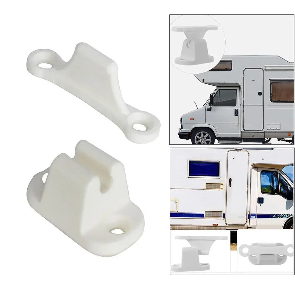 RV Door Retainer Kit T Shape Door Stop Retaining Catch Latch for RV Caravan Camper Motorhome Boat Door Retainer Holder