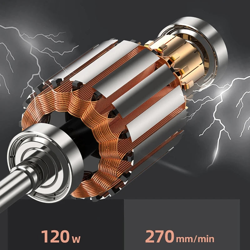 Brushless Caulking Gun 10oz/300ml Cordless Electric Silicone Gun Stepless Speed Control for Makita 18V Battery (No Battery)