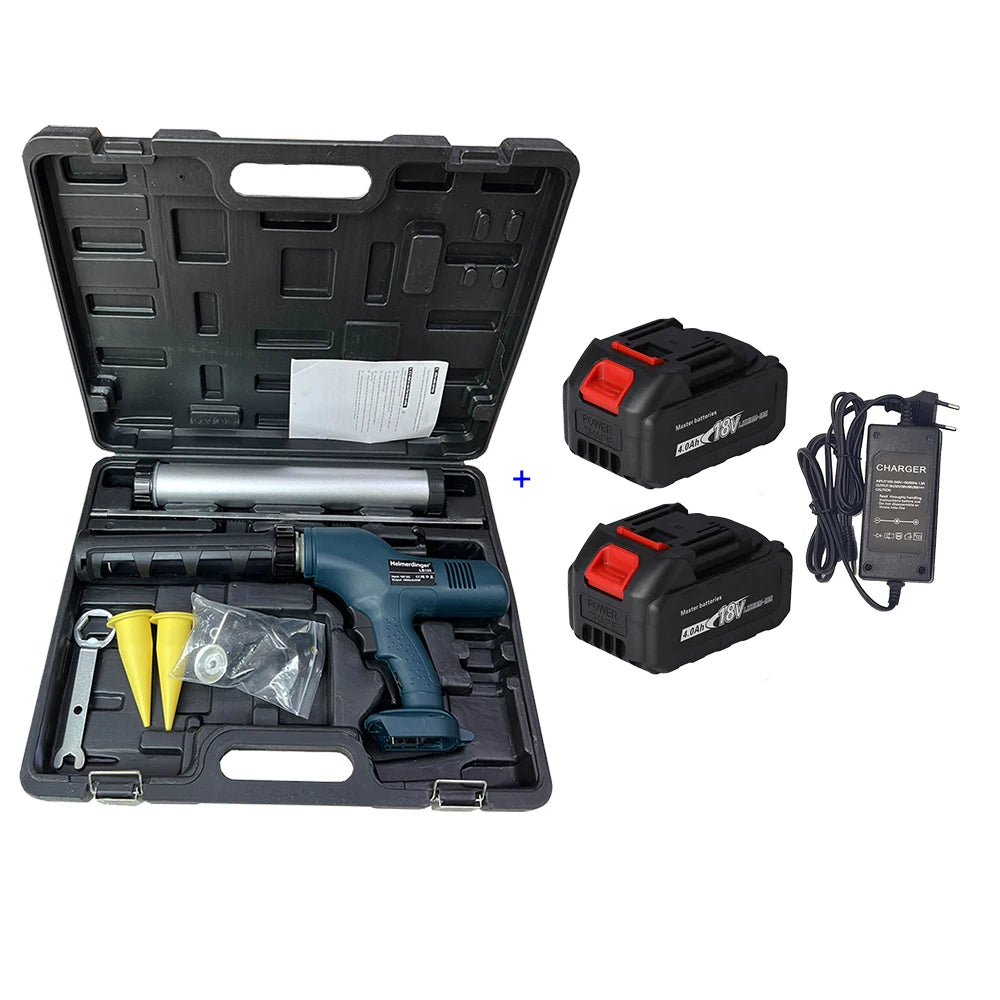 18V Battery Cordless Eelectric silicone Tool,Caulk and Adhesive Gun,Sealant Mastic Gun,Seam Filling Gun,Ceramic Tile Repair Tool